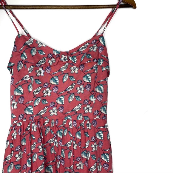 LC Lauren Conrad Dresses & Skirts - LC Lauren Conrad Pink Bird Floral Dress